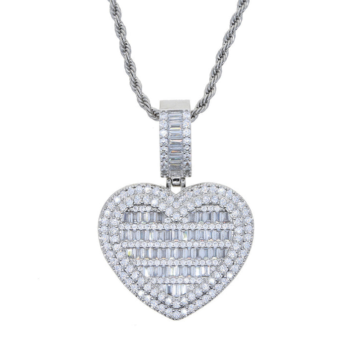 Icy Heart Necklace