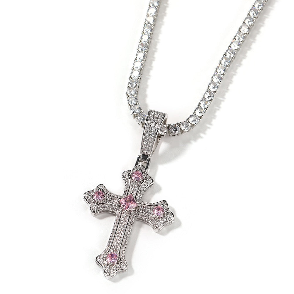 Pink Diamond Cross